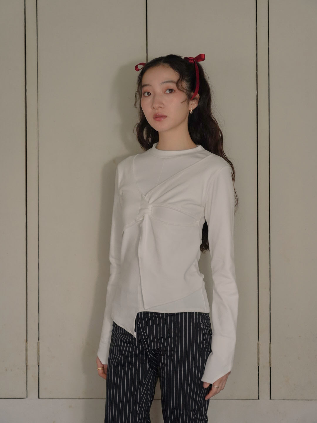 twist design long tee