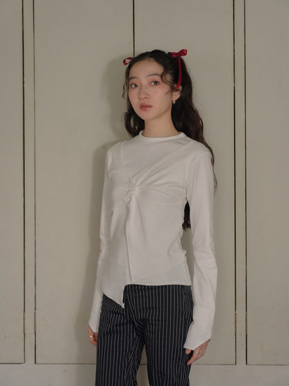 twist design long tee