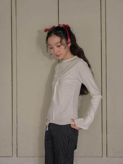 twist design long tee