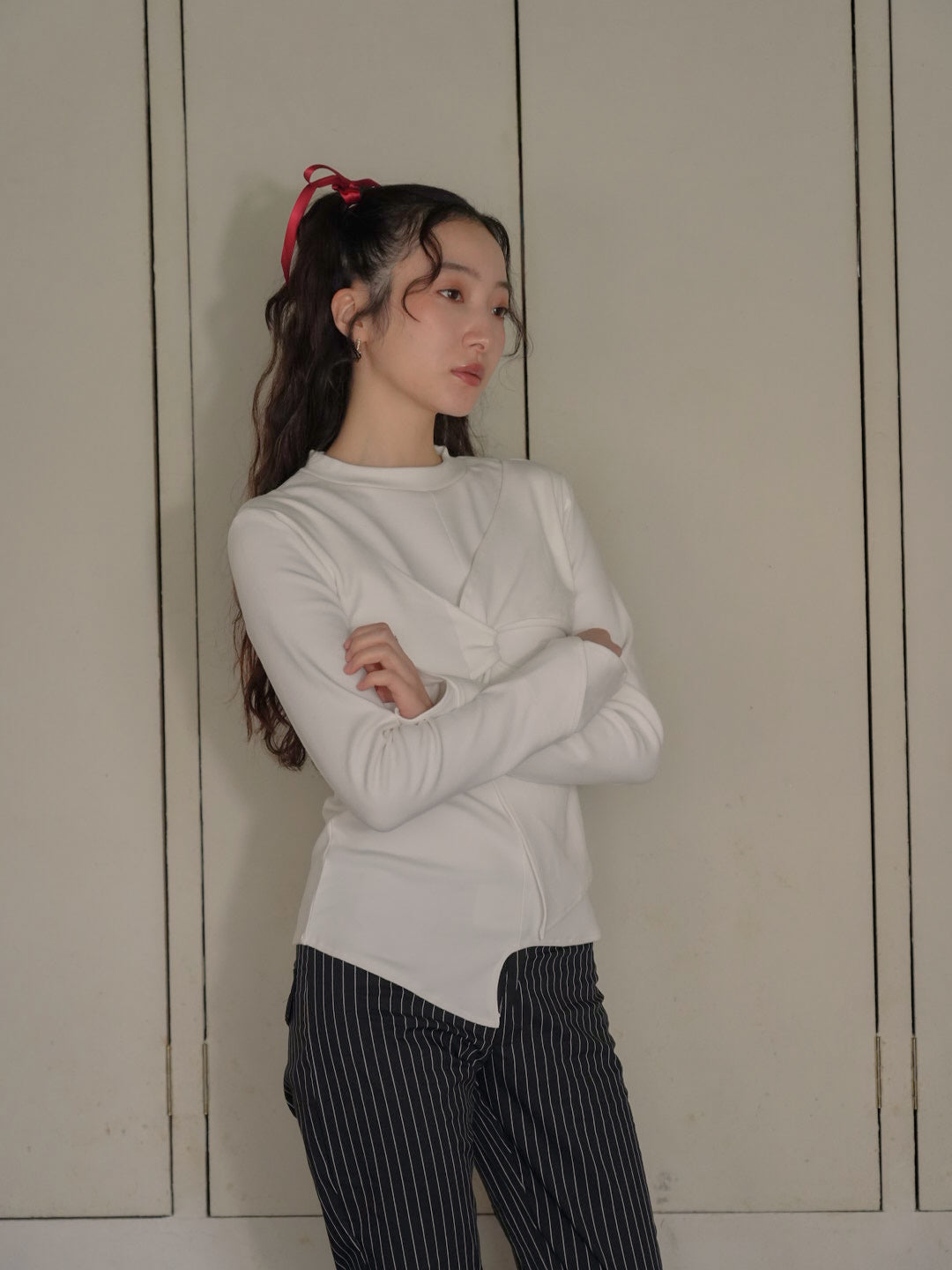 twist design long tee