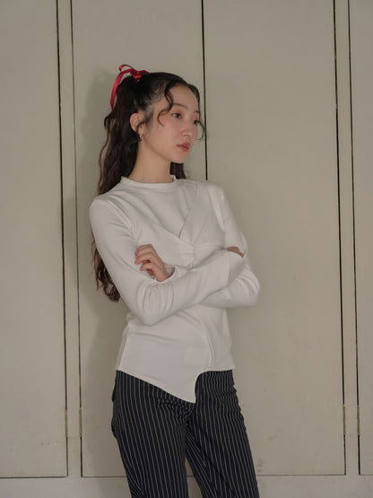 twist design long tee