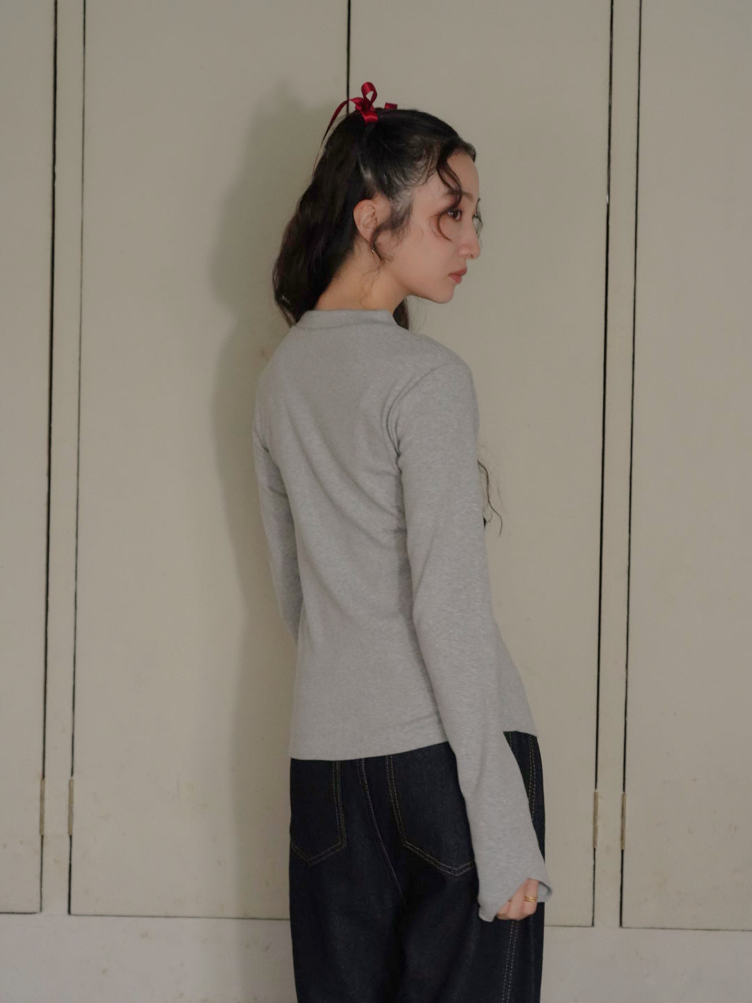 twist design long tee