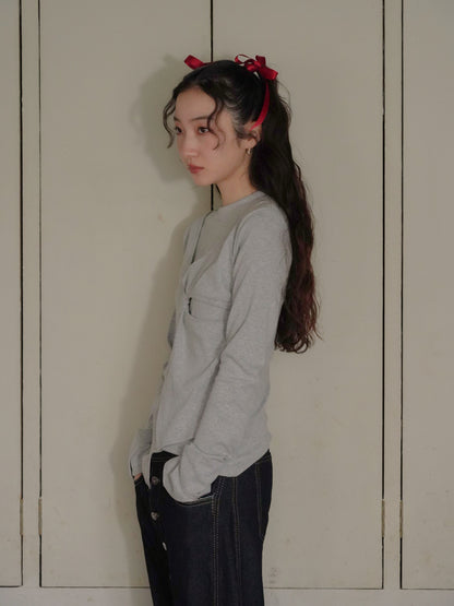 twist design long tee