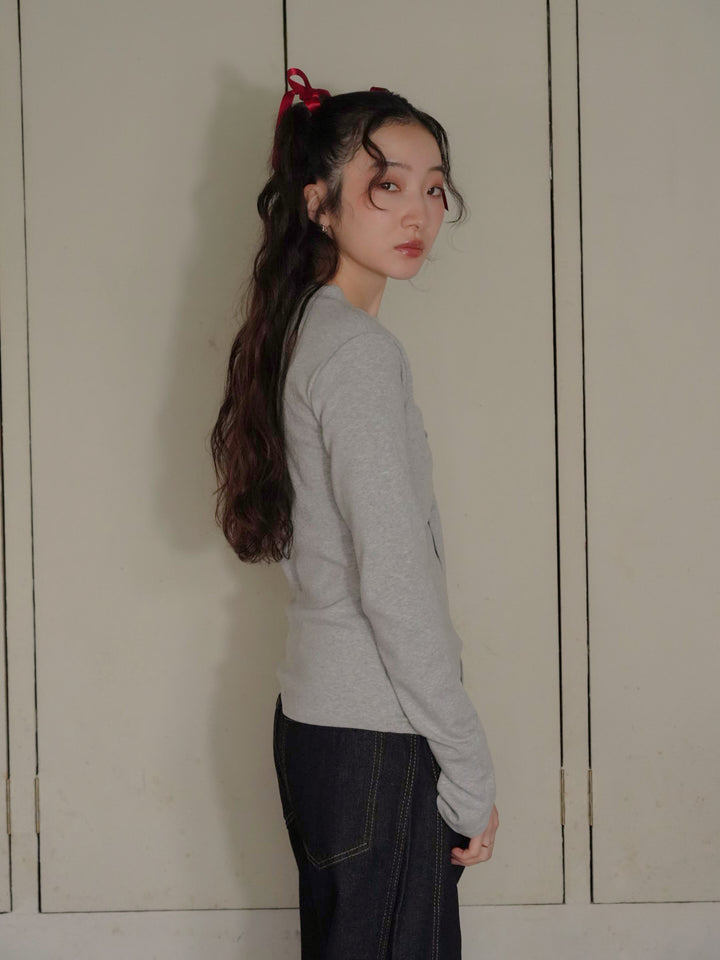 twist design long tee