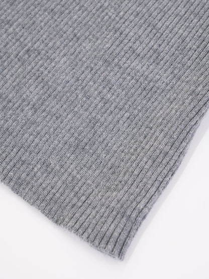 diagonal button knit cardigan
