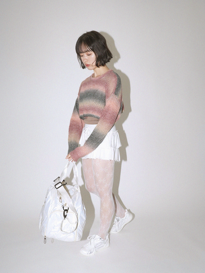 gradation knit & tank top