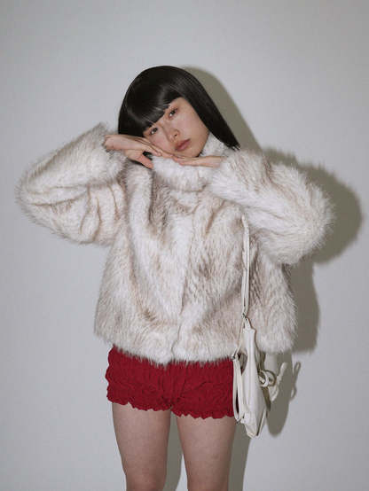 fur short coat