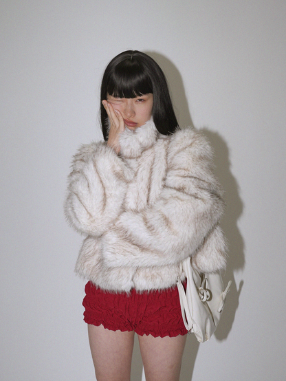 fur short coat