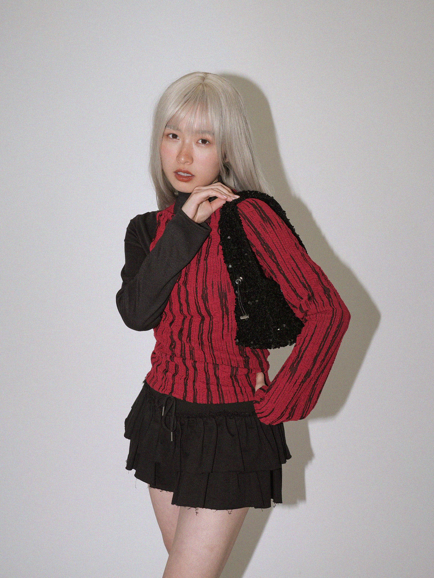 【 12月下旬発送予定 】docking knit tops