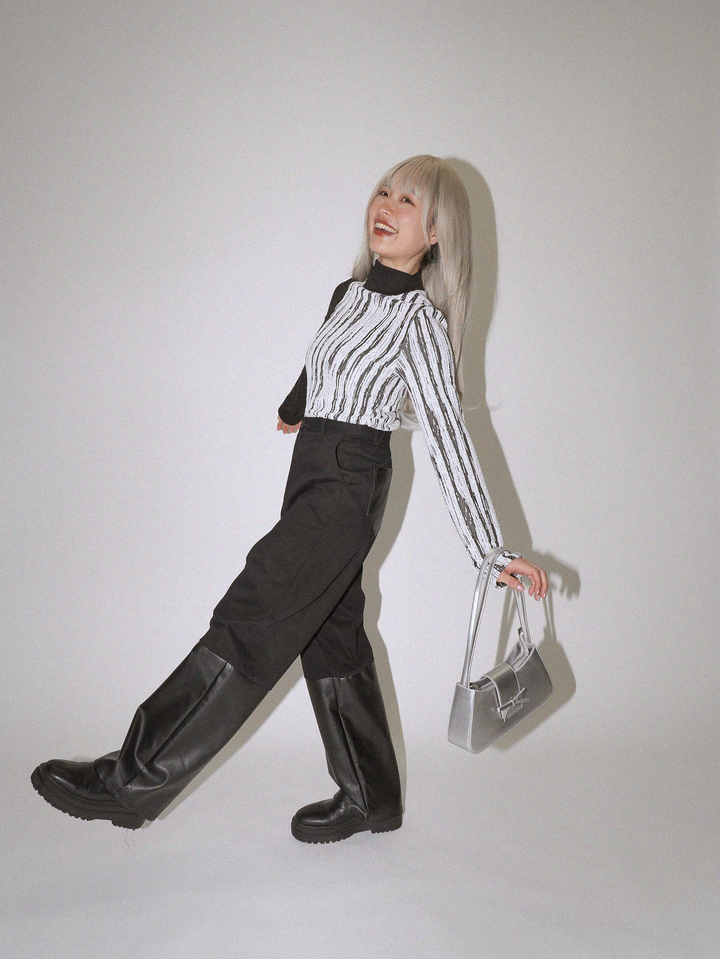 【9月10日発送予定】docking knit tops