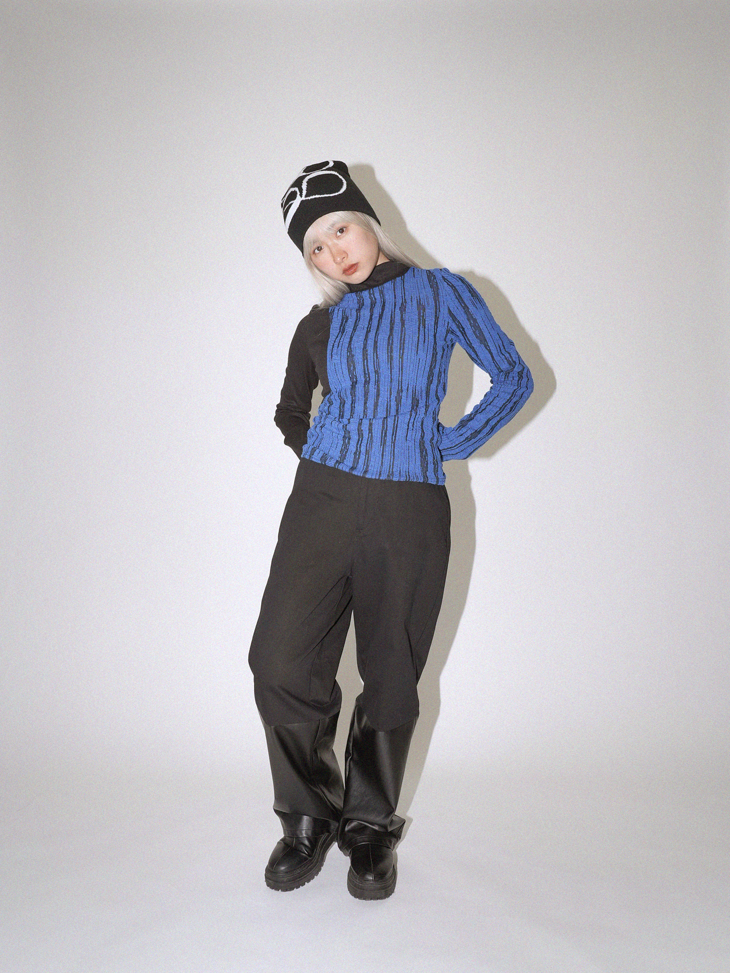 【 12月下旬発送予定 】docking knit tops