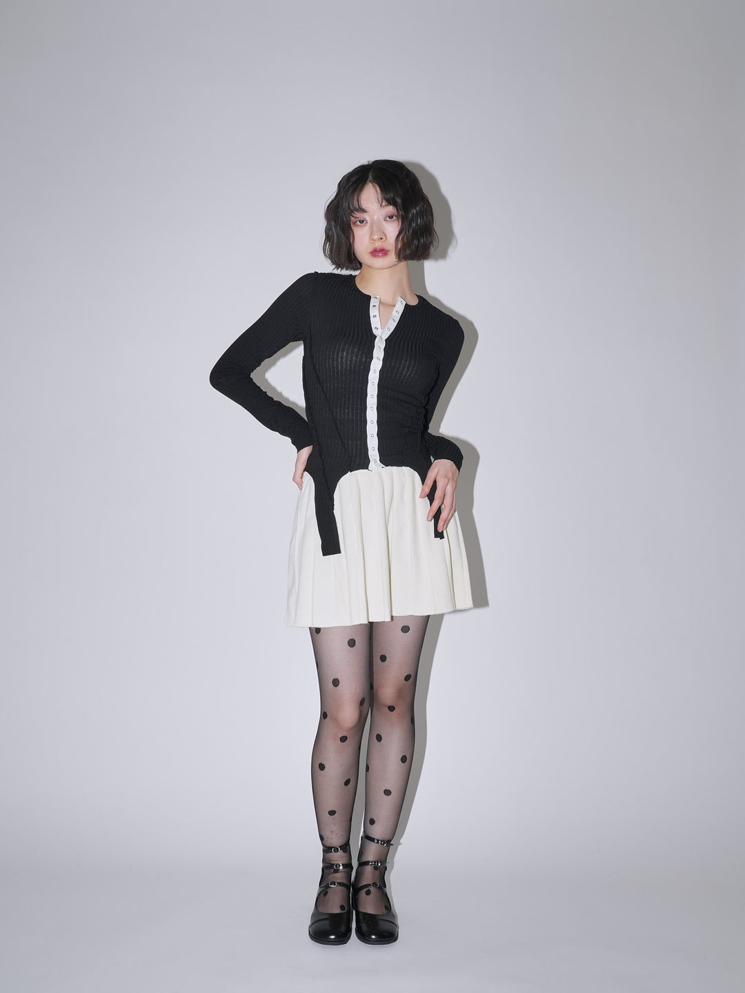 dot sheer tights