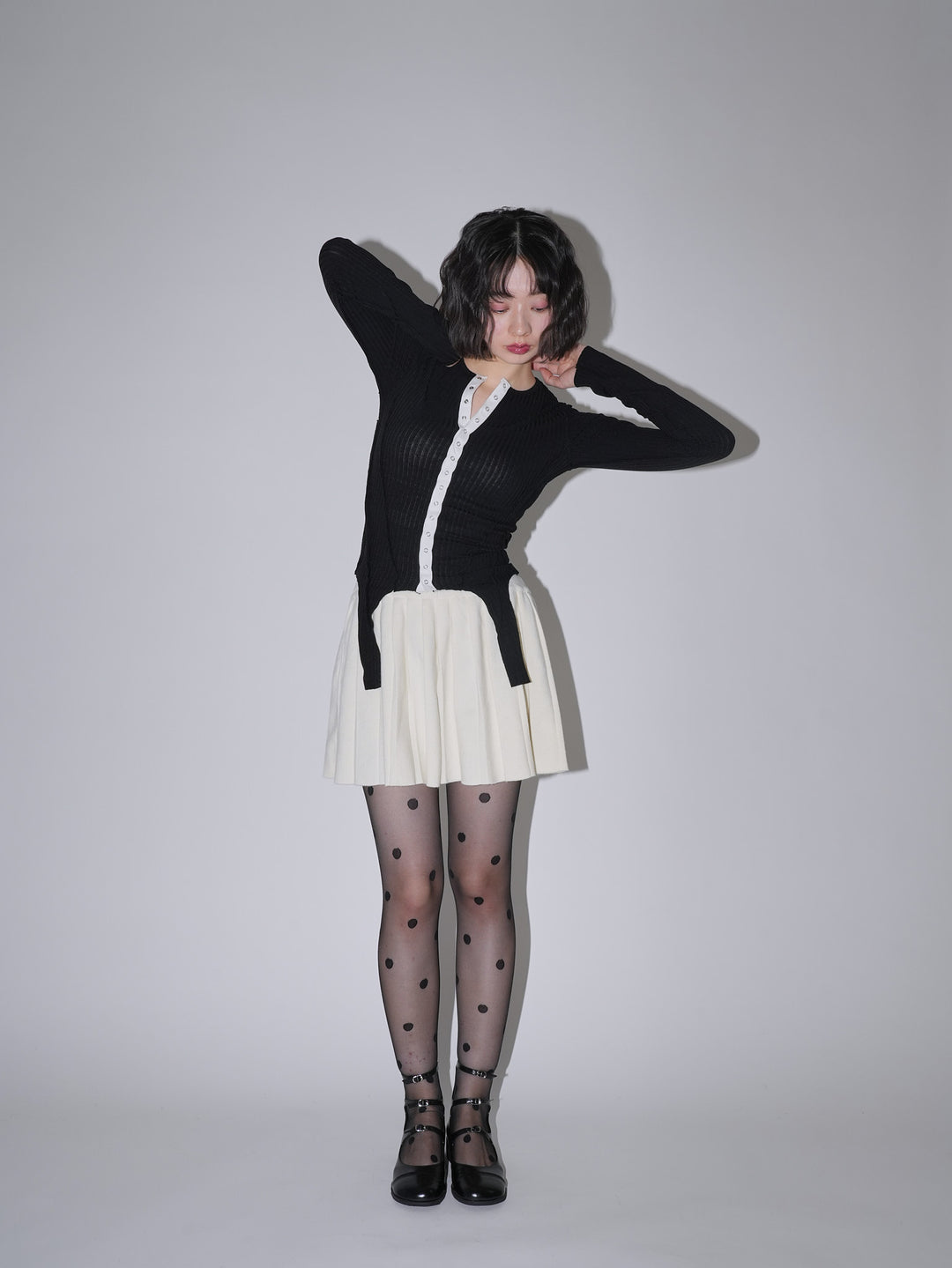 dot sheer tights