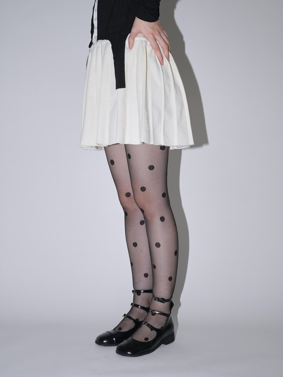 dot sheer tights