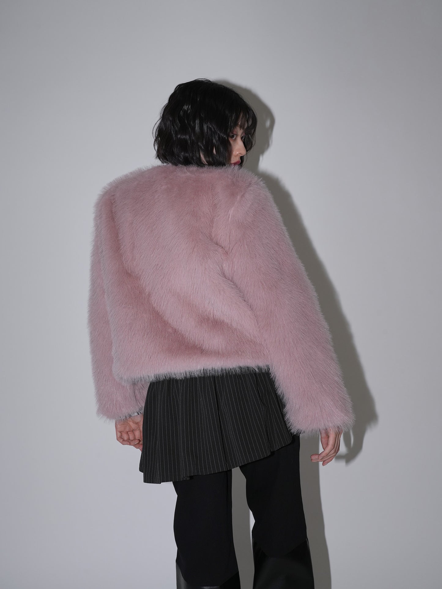 fluffy fur coat