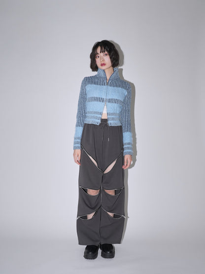 random zip pants