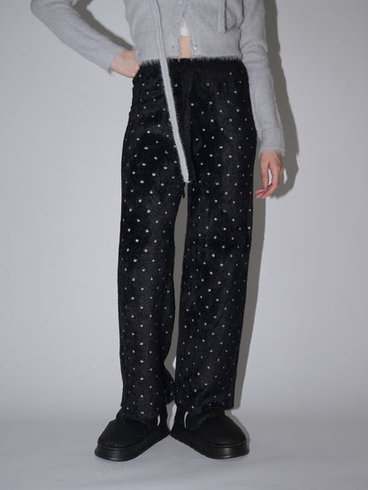 fluffy dot pants