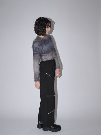 random zip pants