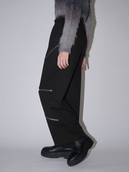random zip pants