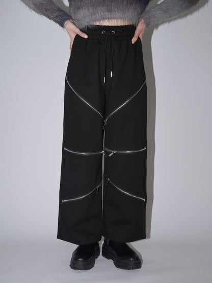 random zip pants