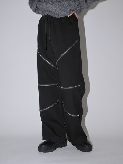 random zip pants