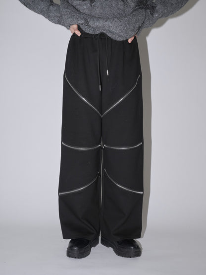 random zip pants