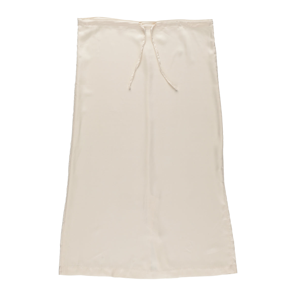 string satin skirt