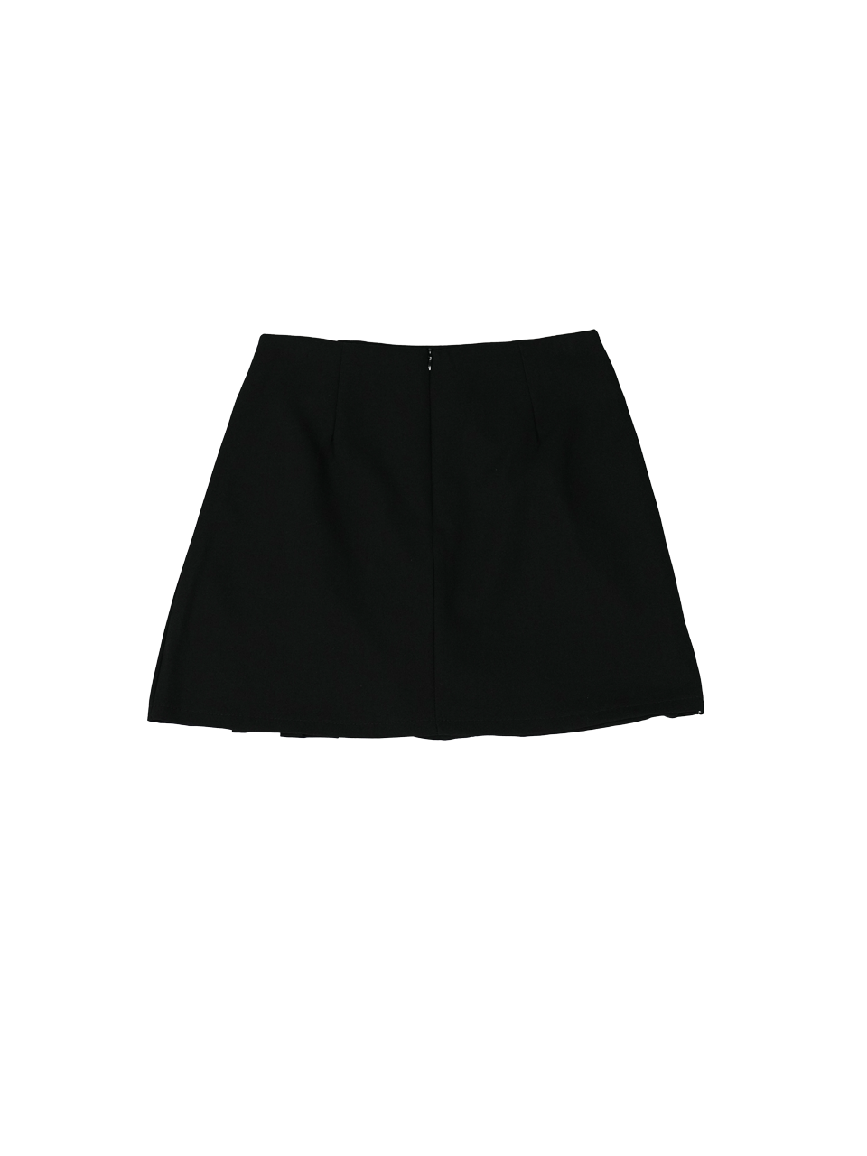 slanting button trapezoid skirt