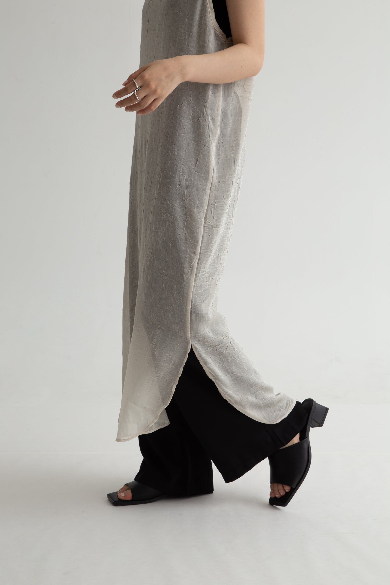 shear wrinkle cami onepiece