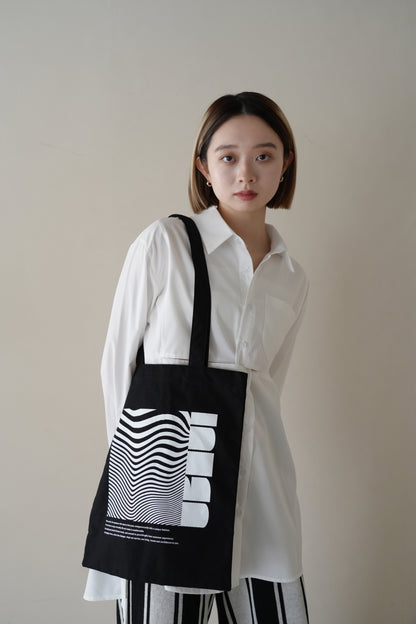 marble motif totebag