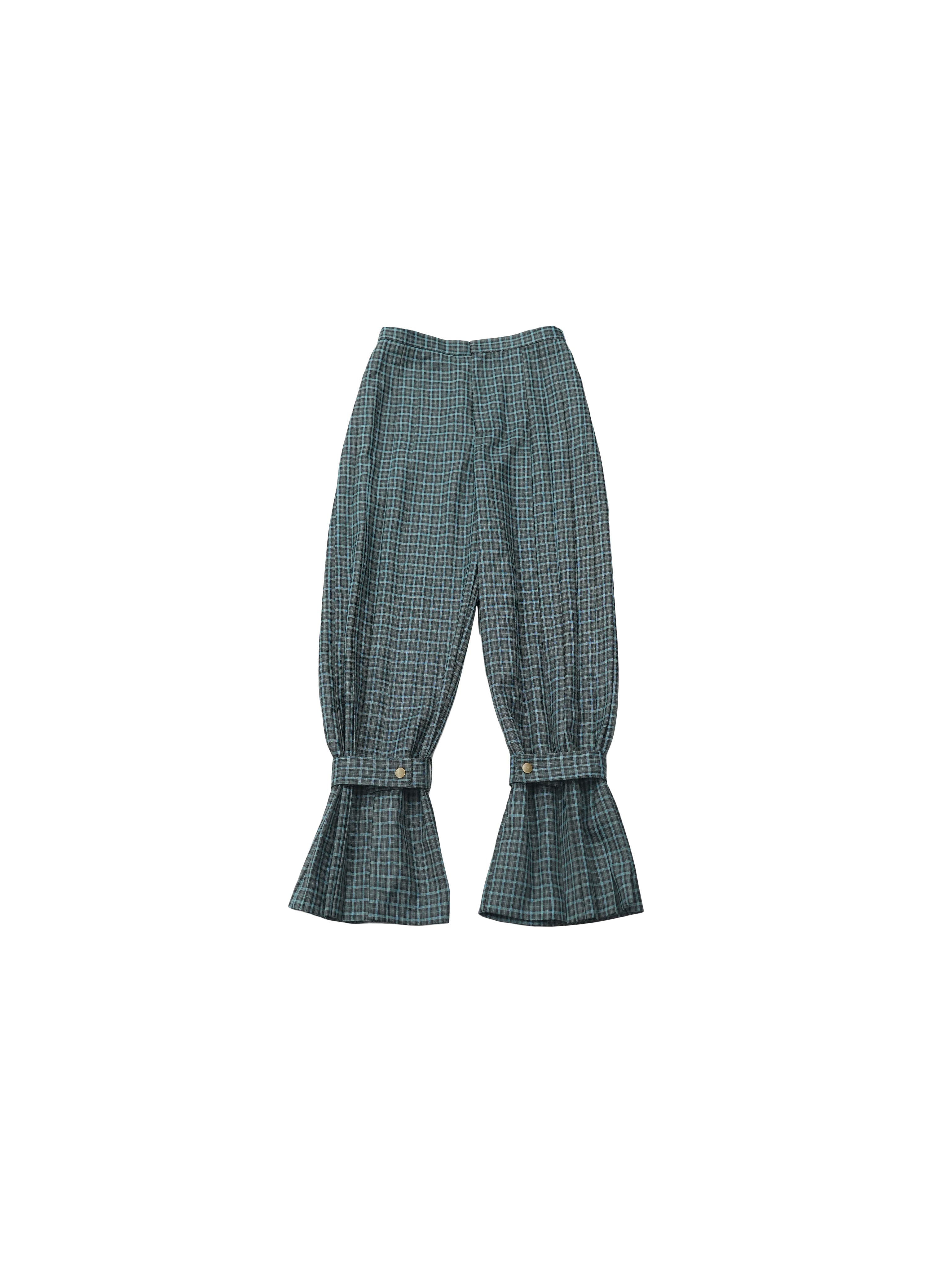 2way check wide pants – Uenui